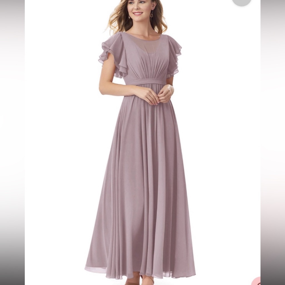 Azazie Lavender Maxi Dress